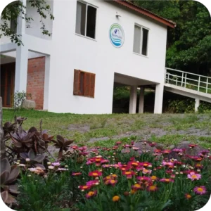 A sede do Recanto Cielo em Silveira Martins, RS, Brasil