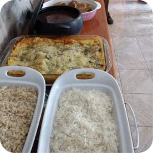 Alimentos preparados com carinho